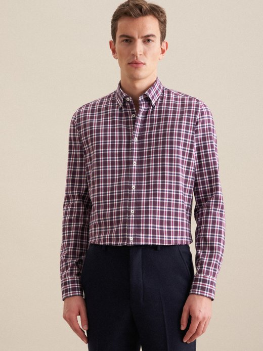Herren Flanellhemd - Slim Fit