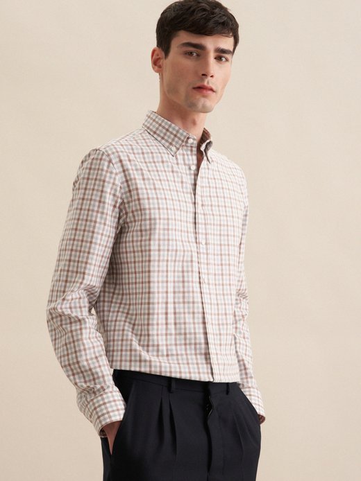 Herren Flanellhemd - Slim Fit