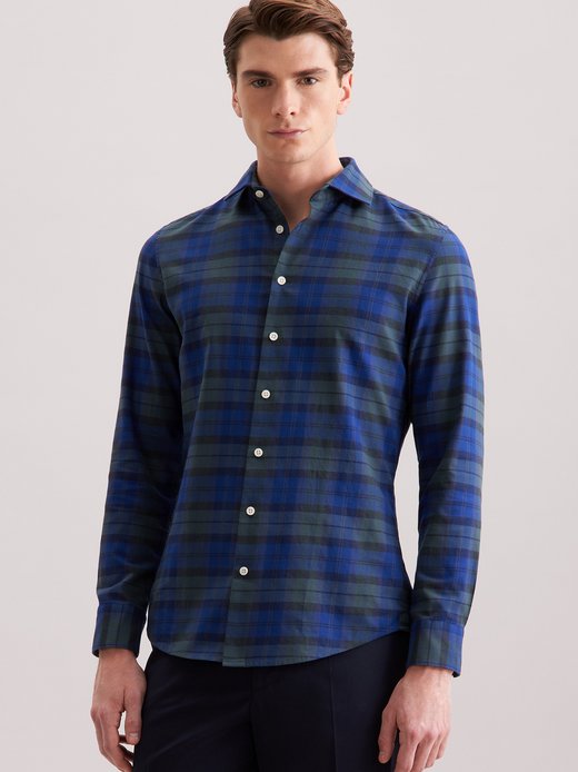 Herren Flanellhemd - Slim Fit