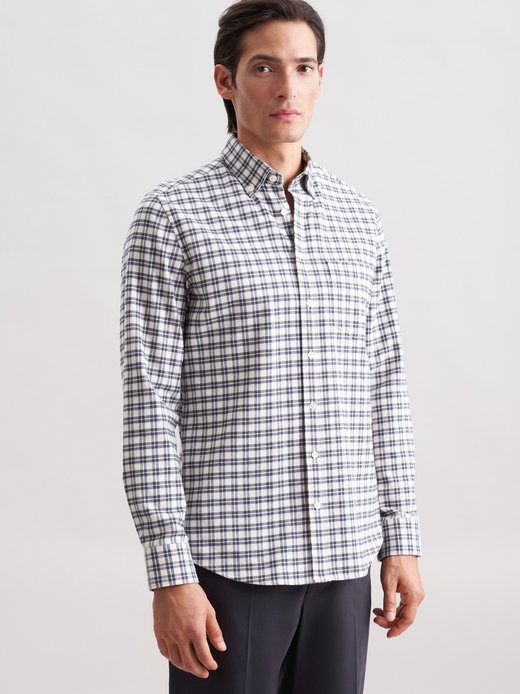 Herren Flanellhemd - Slim Fit