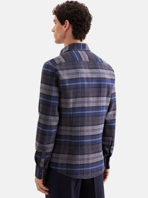 Herren Flanellhemd - Slim Fit