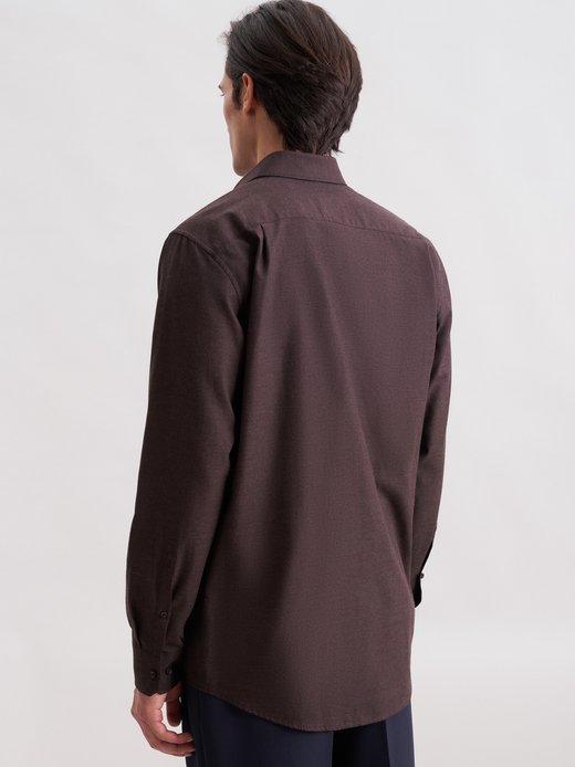 Herren Flanellhemd - Uni