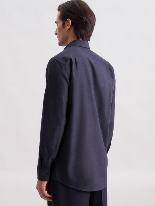 Herren Flanellhemd - Uni