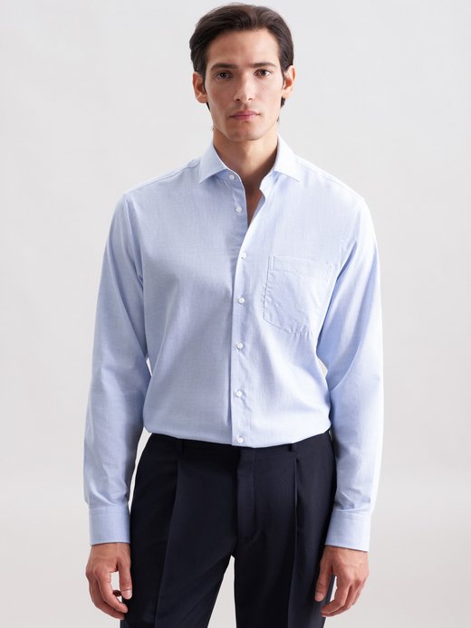 Herren Flanellhemd - Uni