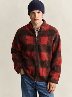 Herren Fleecejacke mit Woll-Anteil