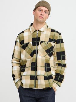 Artikelbild Herren Fleecejacke von BLEND in grün kariert