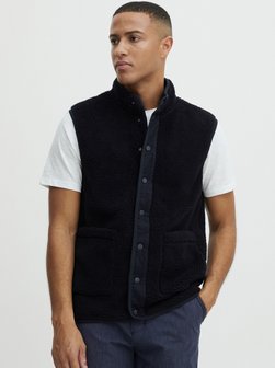 Artikelbild Herren Fleeceweste - CFvitus von CASUAL FRIDAY in blau uni