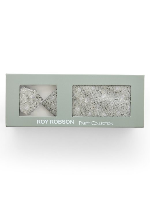 Herren Fliege mit Einstecktuch