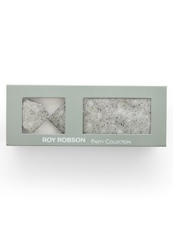 Herren Fliege mit Einstecktuch