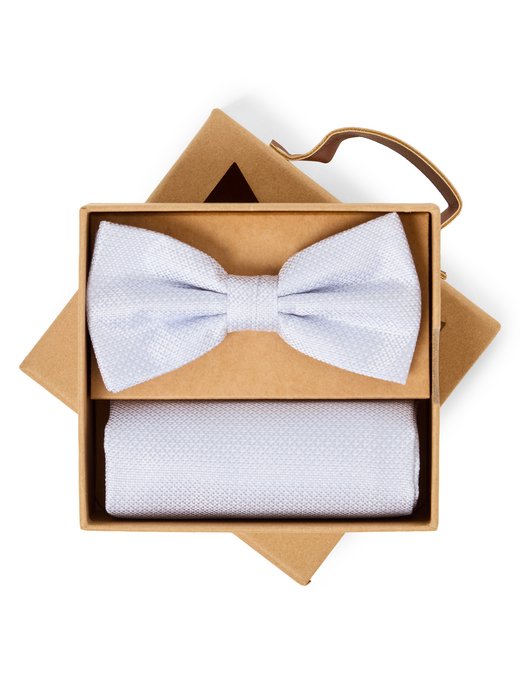 Herren Fliege und Einstecktuch aus Seide