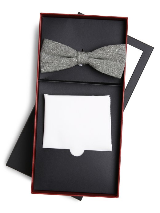 Herren Fliege und Einstecktuch