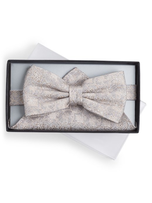 Herren Fliege und Einstecktuch