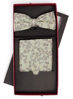 Herren Fliege und Einstecktuch