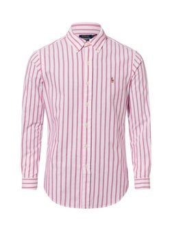 Artikelbild Herren Freizeithemd - Custom Fit von Polo Ralph Lauren in altrosa gestreift