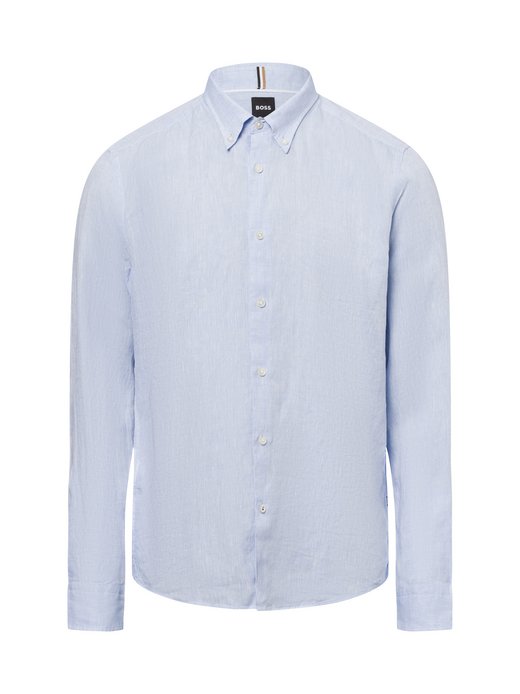 Herren Freizeithemd aus Leinen-Anteil - C-LIAM-S-BD-C1-243