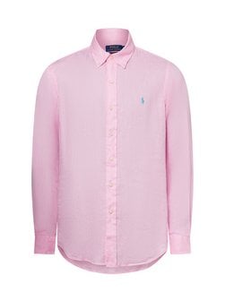 Artikelbild Herren Freizeithemd aus Leinen von Polo Ralph Lauren in rosa uni