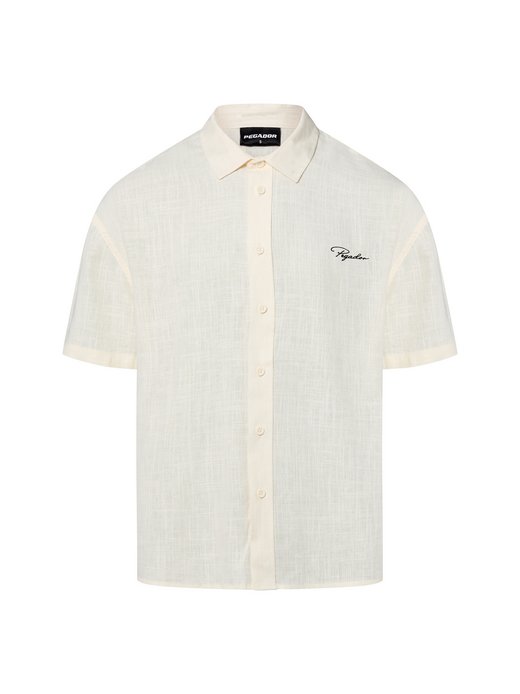 Herren Freizeithemd mit Leinen-Anteil - Salwa