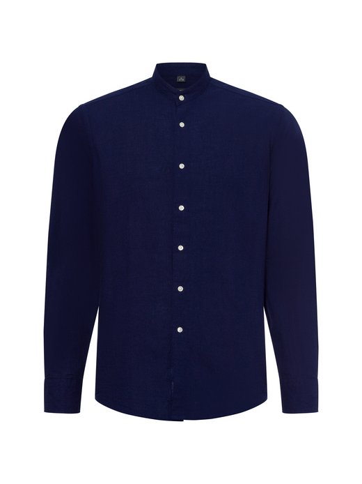 Herren Freizeithemd mit Leinen-Anteil