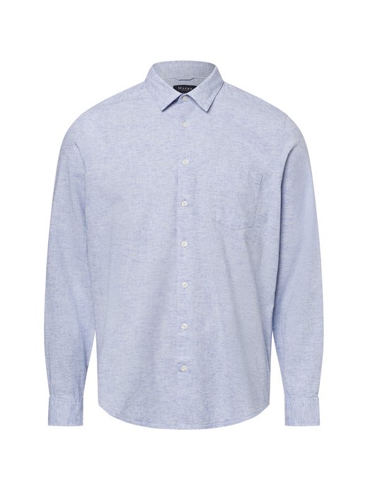 Herren Freizeithemd mit Leinen-Anteil