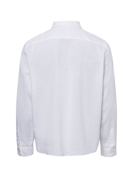 Herren Freizeithemd mit Leinen-Anteil