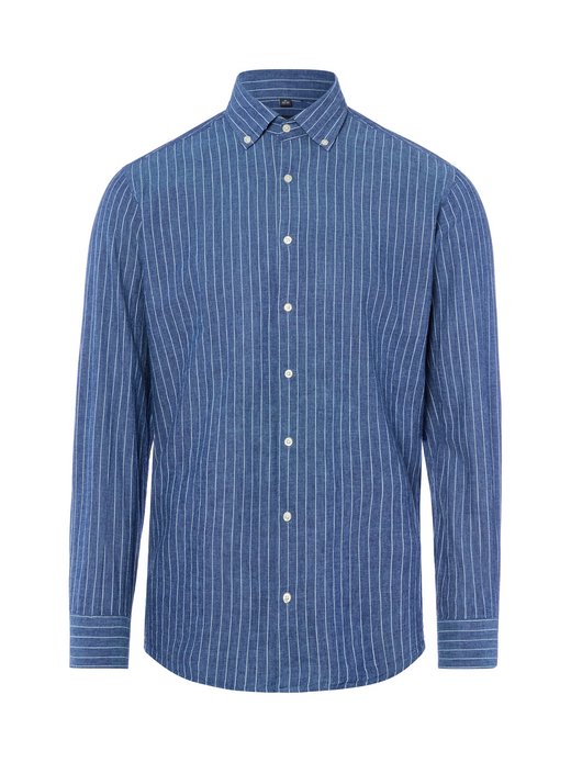 Herren Freizeithemd mit Leinen-Anteil