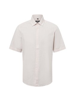 Artikelbild Herren Freizeithemd mit Leinen-Anteil von Nils Sundström in beige gemustert
