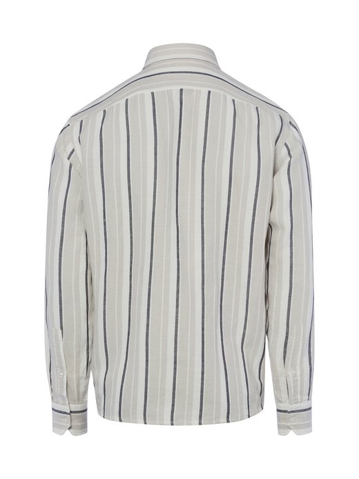 Herren Freizeithemd mit Leinen - Ricoplus