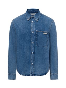 Artikelbild Herren Freizeithemd von Calvin Klein Jeans in blue stone uni