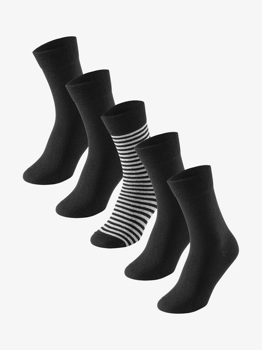 Herren Freizeitsocken  -  5er-Pack Cotton Fit
