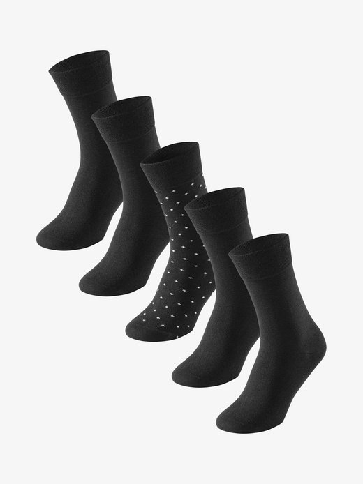 Herren Freizeitsocken  -  5er-Pack Cotton Fit