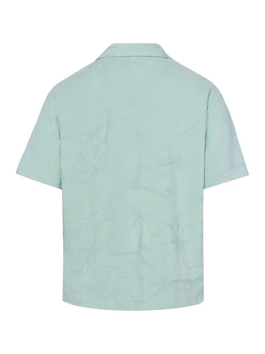 Herren Frottee-Kurzarmhemd - We_Flower