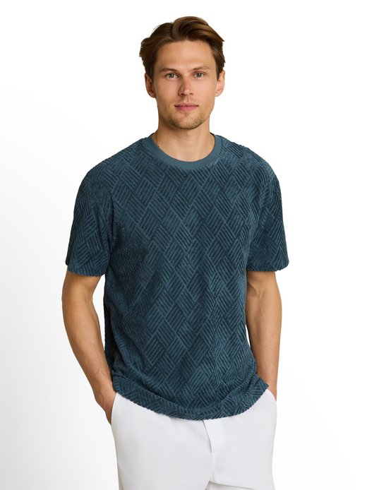Herren Frottee-T-Shirt