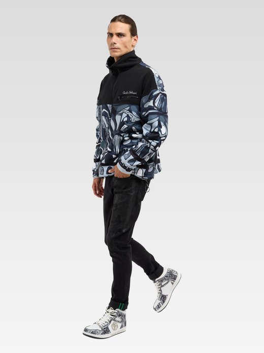 Herren Funktions-Kapuzensweatjacke  -  De Vigili