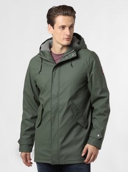 derbe winterjacke grün