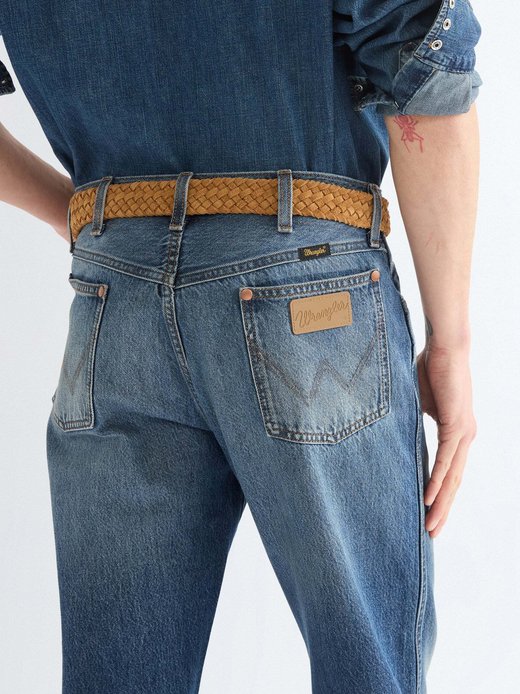 Herren Gürtel - Suede Braided