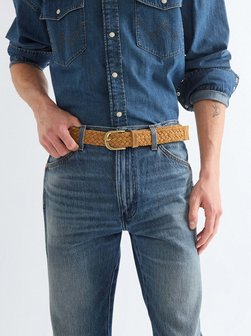 Herren Gürtel - Suede Braided