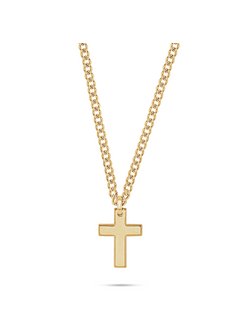 Herren Halskette  -  Cross
