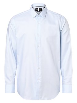 Artikelbild Herren Hemd - Bügelfrei - P-HANK-s-kent-C1-222 von BOSS in hellblau strukturiert