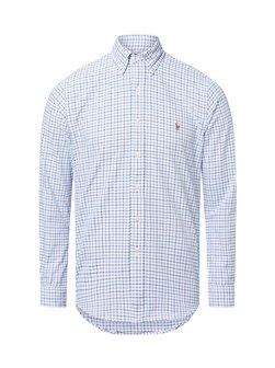 Artikelbild Herren Hemd - Custom Fit von Polo Ralph Lauren in weiß blau kariert