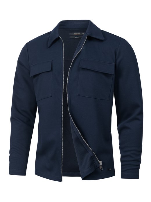 Herren Hemd Langarm - INNello Zip Shirt