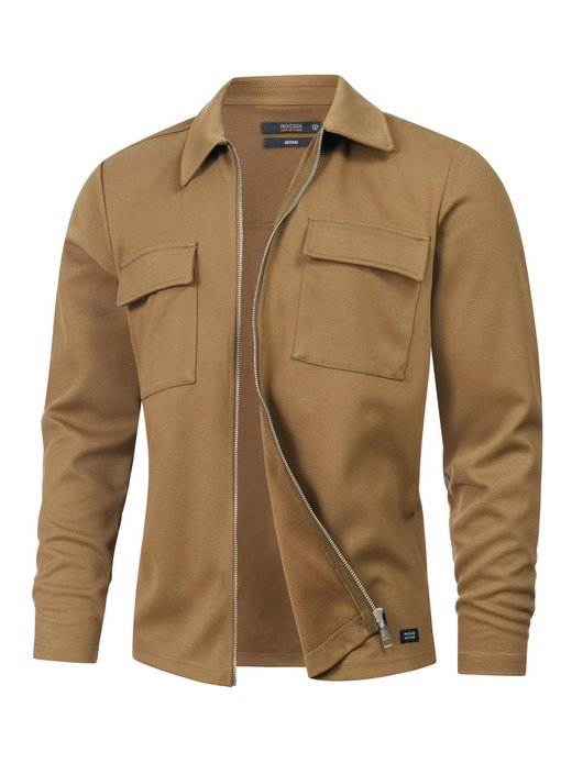 Herren Hemd Langarm - INNello Zip Shirt