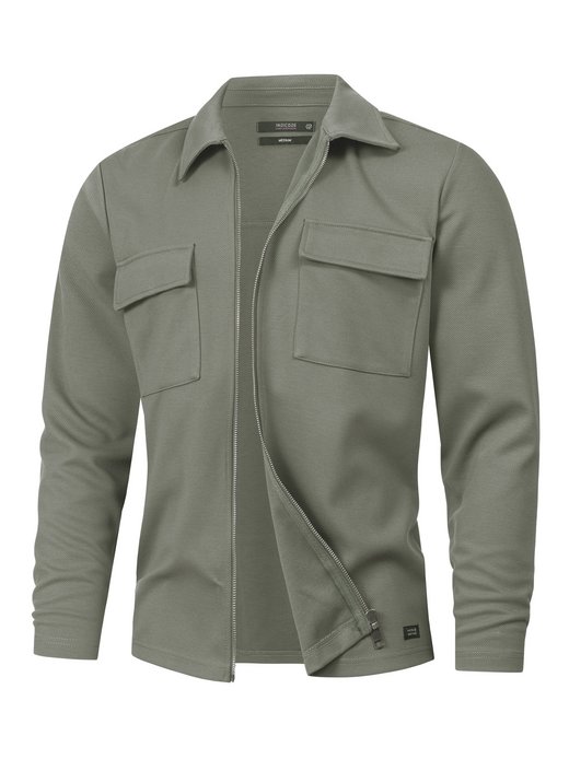 Herren Hemd Langarm - INNello Zip Shirt