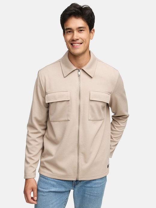 Herren Hemd Langarm - INNello Zip Shirt