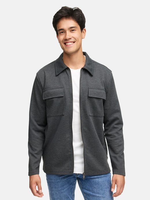 Herren Hemd Langarm - INNello Zip Shirt