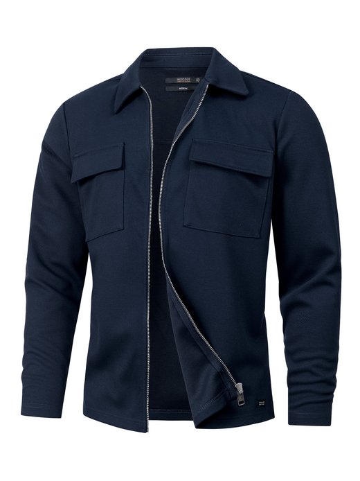 Herren Hemd Langarm - INNezzo Zip Shirt