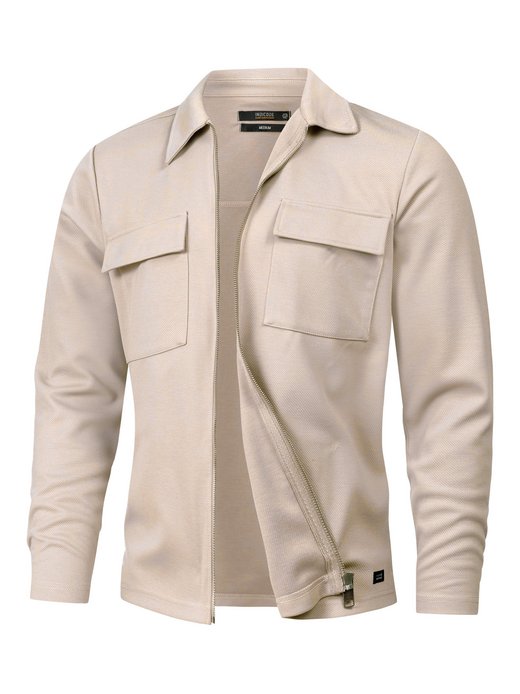 Herren Hemd Langarm - INNezzo Zip Shirt
