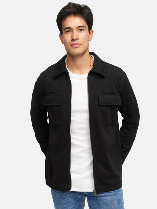 Herren Hemd Langarm - INNezzo Zip Shirt