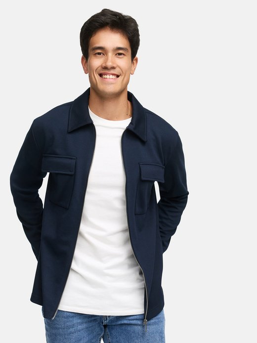 Herren Hemd Langarm - INNezzo Zip Shirt