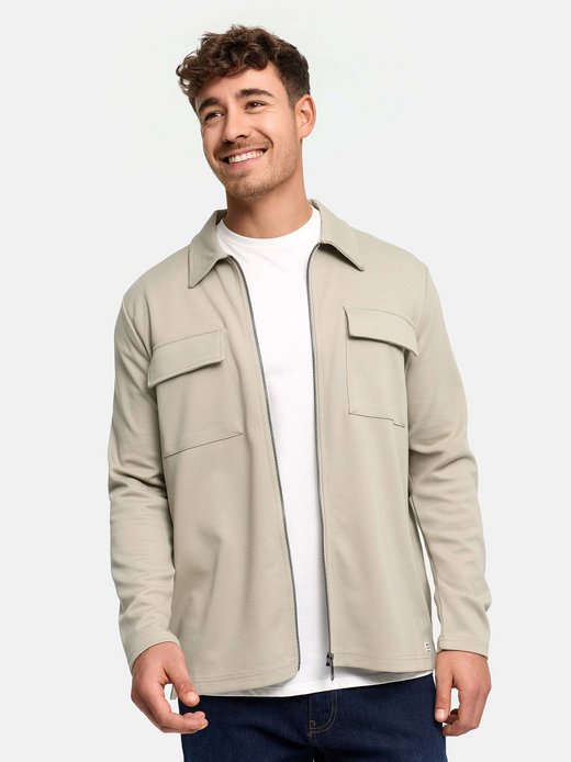 Herren Hemd Langarm - INNezzo Zip Shirt