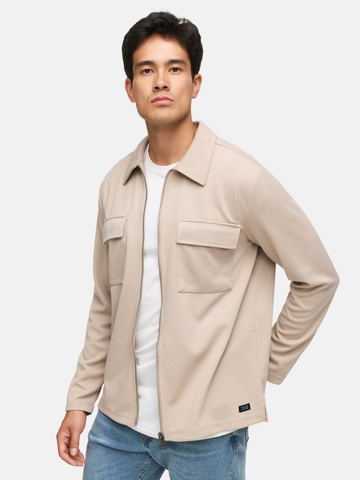 Herren Hemd Langarm - INNezzo Zip Shirt